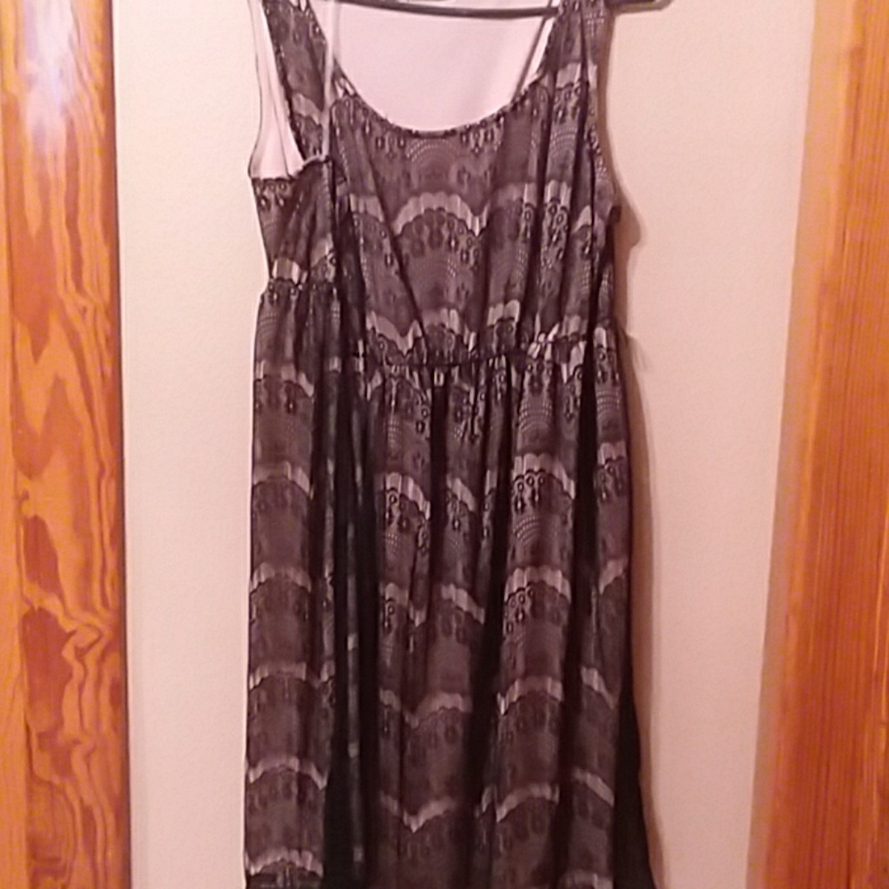 Black lace dress